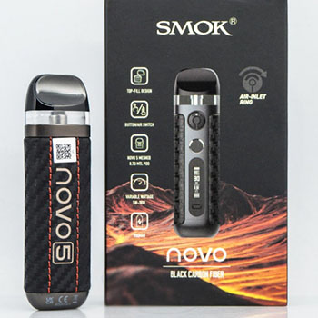многоразка Smok Novo 5 900 Black Carbon Fiber